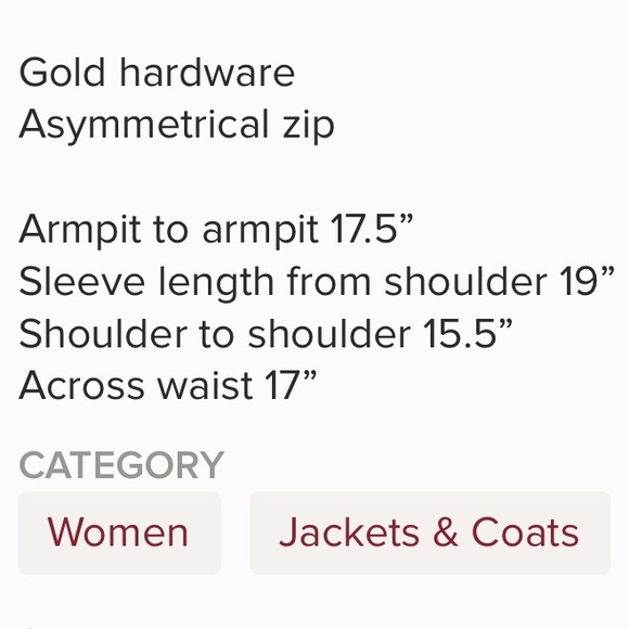 Line & Dot Kelly Moto Blazer w/ Gold Accents - Picture 6 of 6